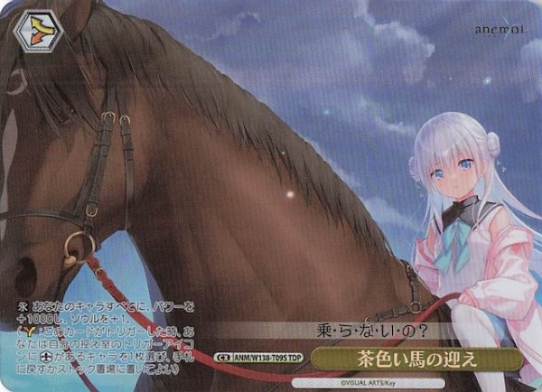 画像1: 【TDP】茶色い馬の迎え　ANM/W138-T09S (1)