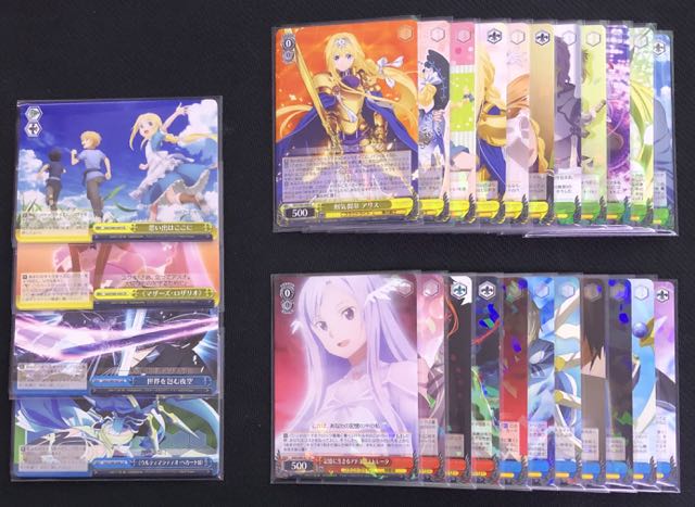ヴァイスシュヴァルツ ソードアート オンライン アリシゼーション Vol 2 R22種 Cr4種 Uc28種 C28種 Cc8種 各4枚セット マナソース