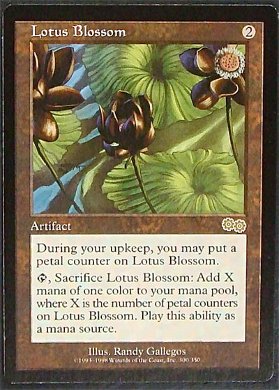 ウルザズ サーガ 水蓮の花 Lotus Blossom 茶 英語 マナソース ウルザズ サーガ 水蓮の花 Lotus Blossom 茶 英語 マナソース