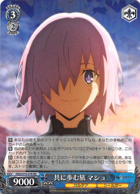 Rr 共に歩む旅 マシュ Fgo S75 078 マナソース